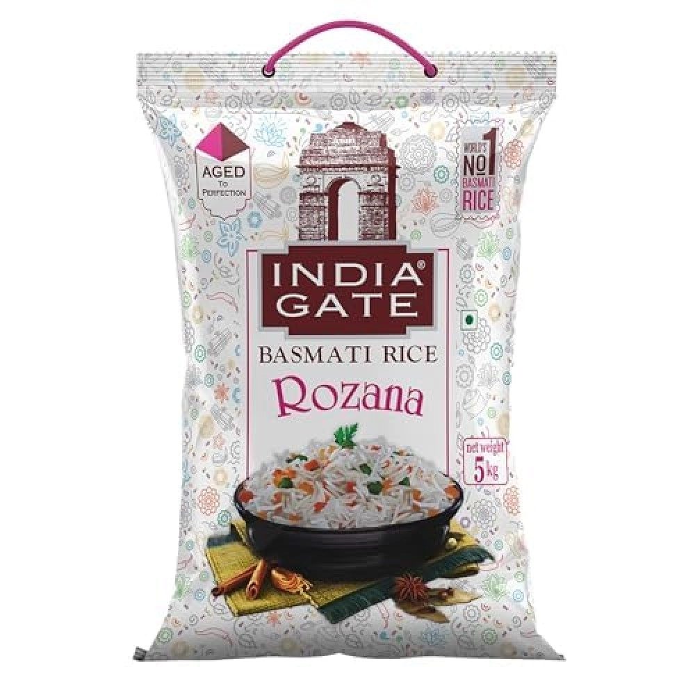 India Gate Basmati Rice Rozana, 5kg